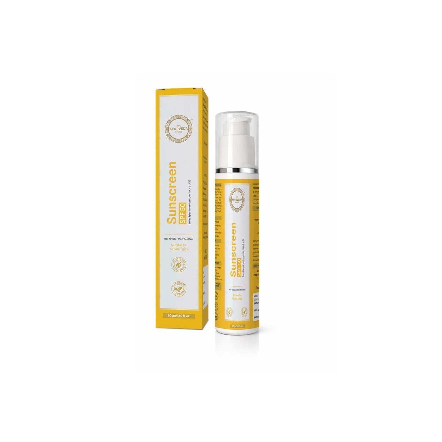 Sunscreen SPF 50 – Broad Spectrum UV Protection for Daily Use