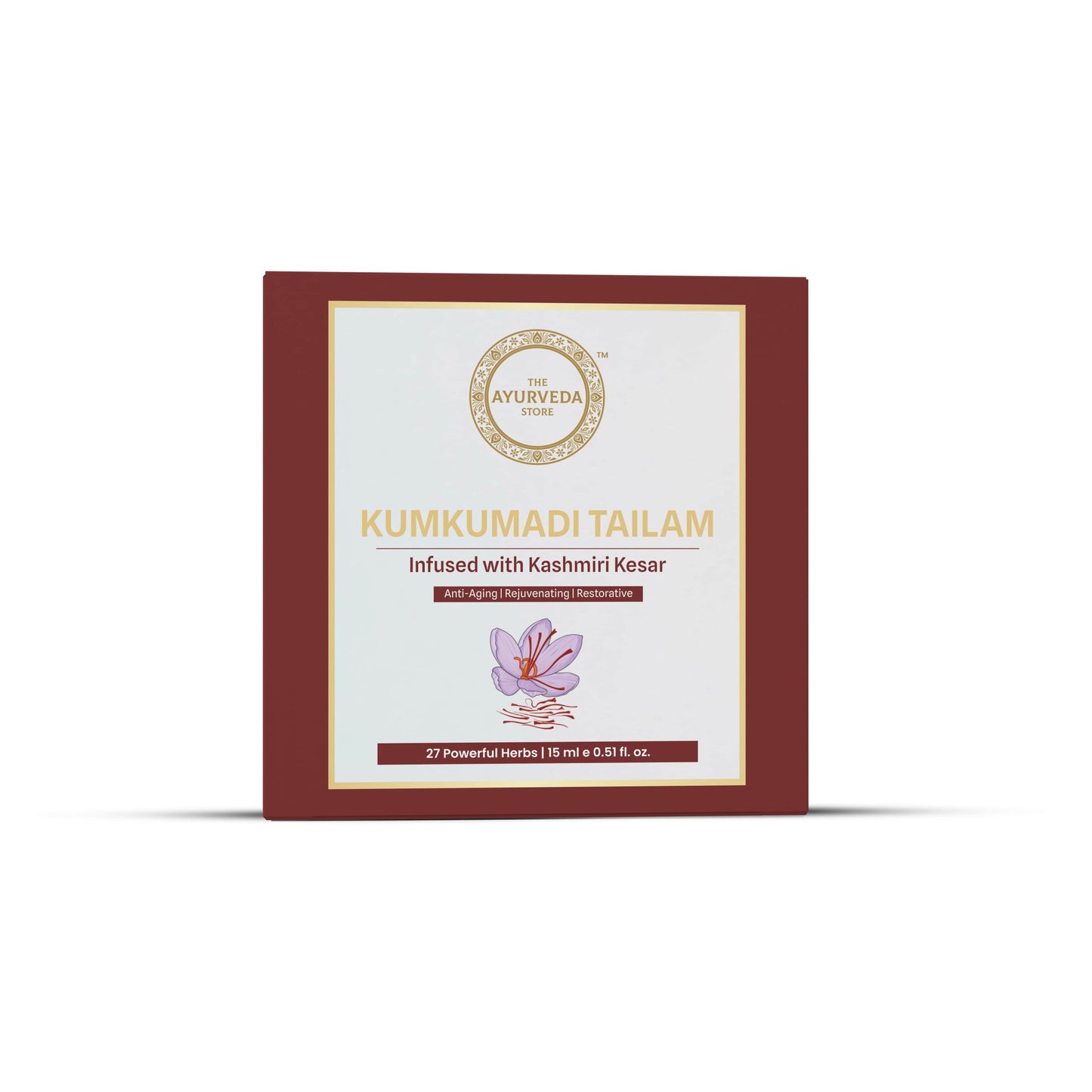 Kumkumadi Tailam – Ayurvedic Facial Oil Infused with Kashmiri Kesar