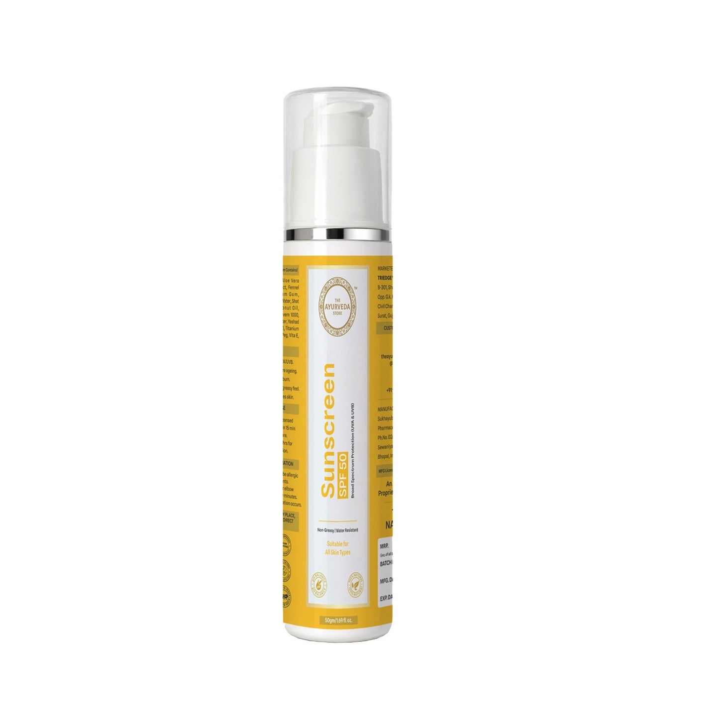 Sunscreen SPF 50 – Broad Spectrum UV Protection for Daily Use